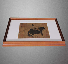 德令哈书画装裱配框服务案例